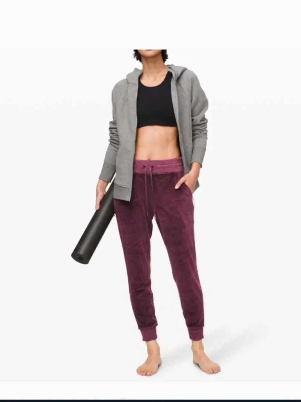 Lululemon Warm Down Jogger *Velour Heathered Arctic Plum 2/28”